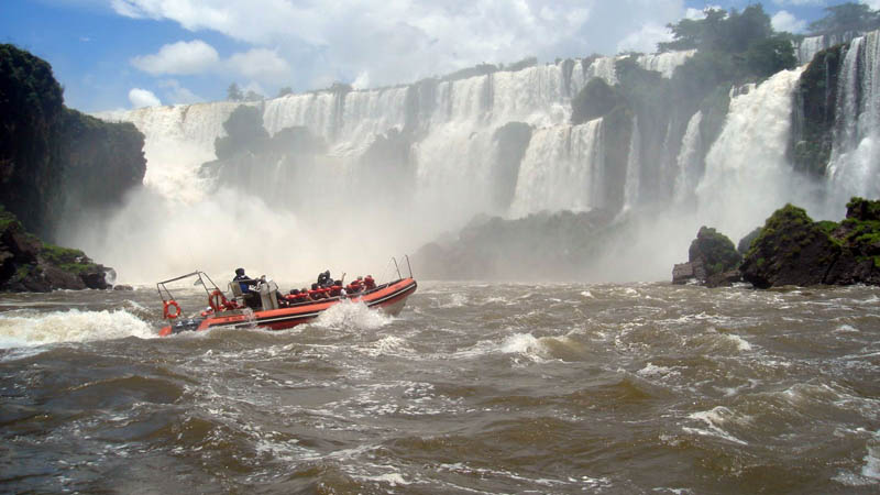 Deporte de aventura en las Cataratas del Iguazú