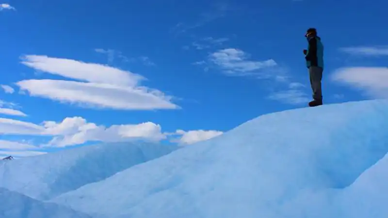 Trekking no gelo no Glaciar Moreno