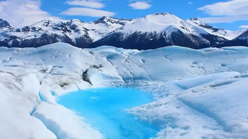 Trekking no gelo no Glaciar Moreno